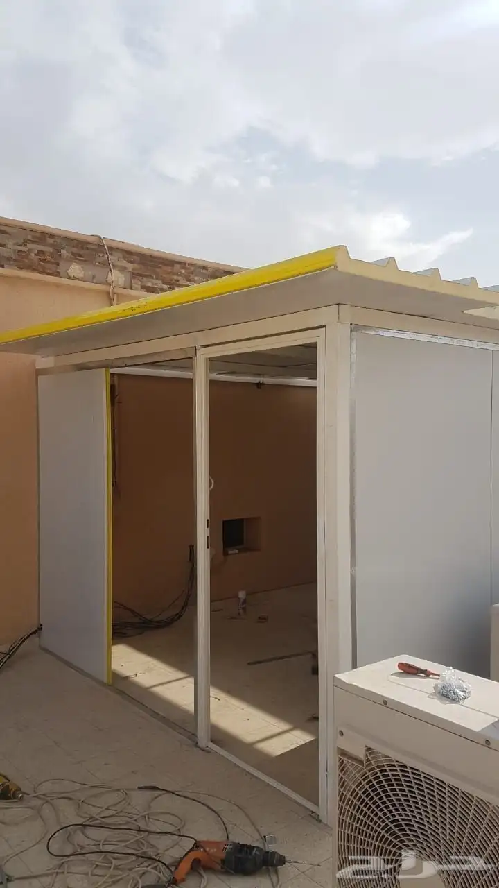 حداد لحام مظلات سواتر سندويش بنل 1