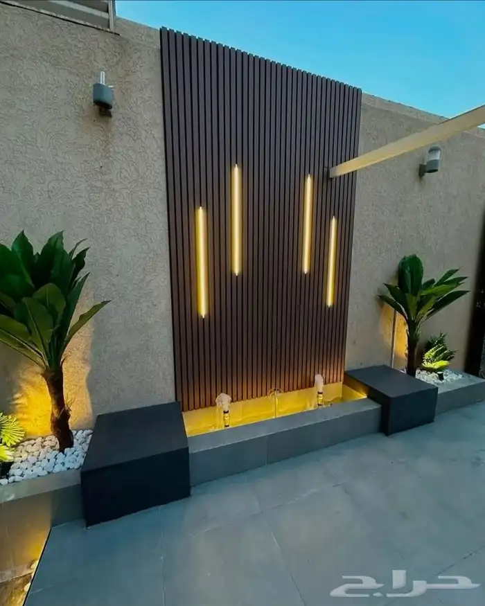 تكسيات خارجية _ تكسيات خشبيه _ وجهات منازل _ ديكور خارجي 4