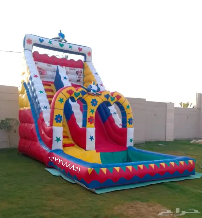 اجار نطيطات زحاليق مائيه ملعب صابوني الرياض 3