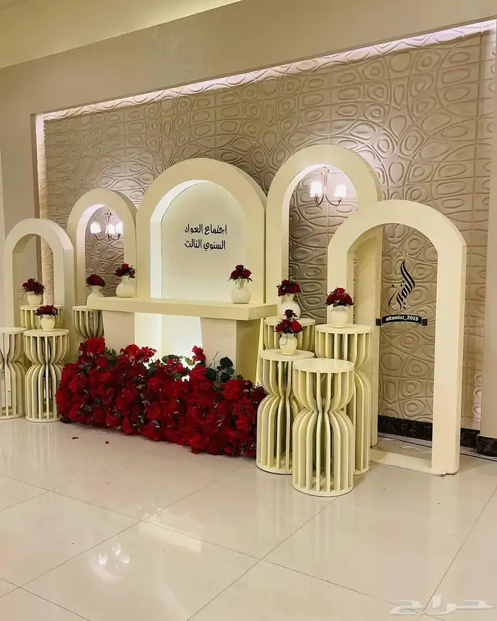 تأجير بكجات مداخل كوشه تخرج افراح ميلاد زفاف مداخل الرياض 6