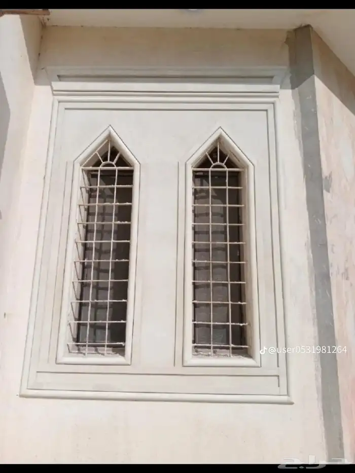 لياسه ملونه بالاسمنت الابيض وبطحااء الرياض 7