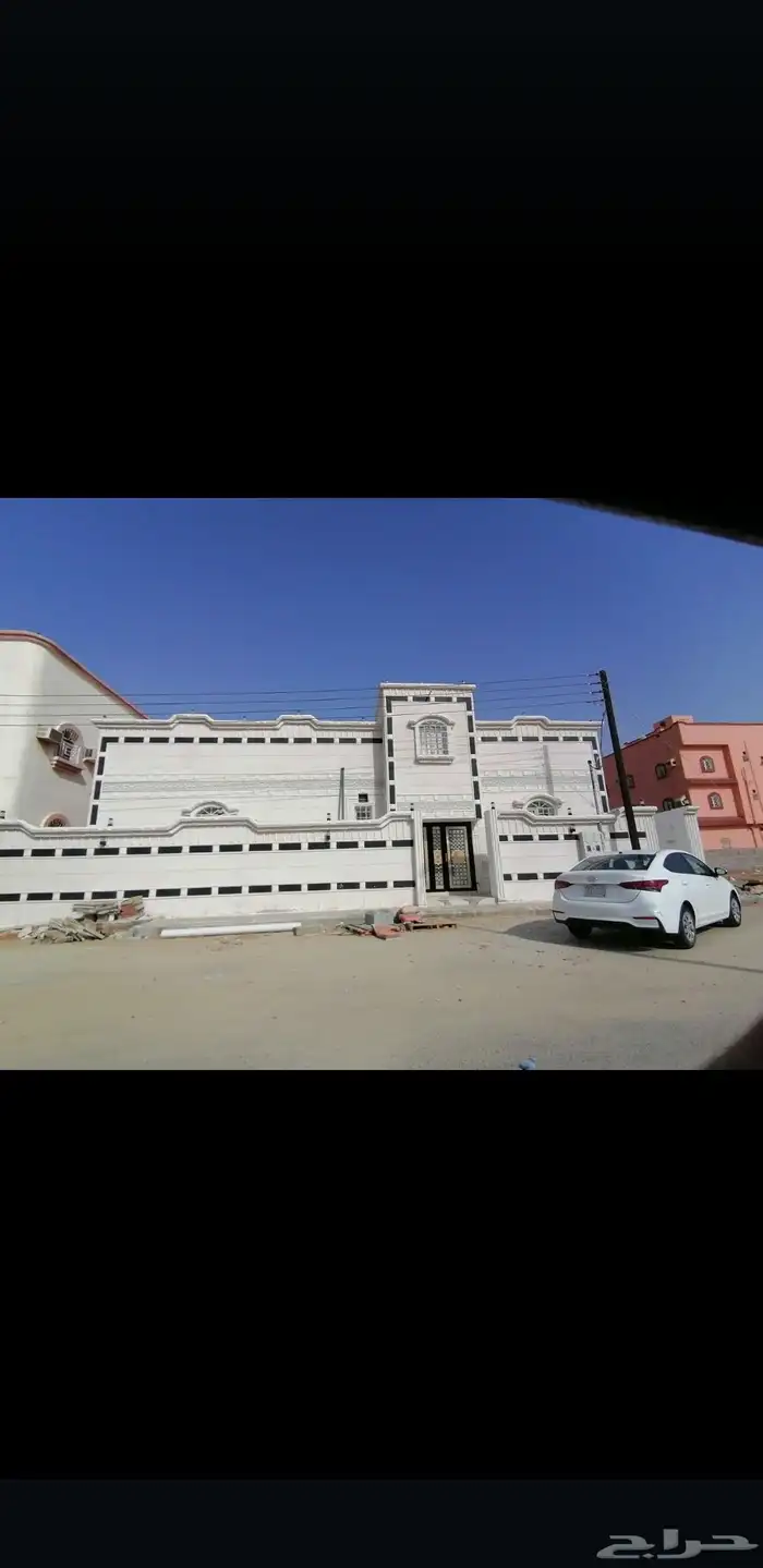 لياسه ملونه بالاسمنت الابيض وبطحااء الرياض 4