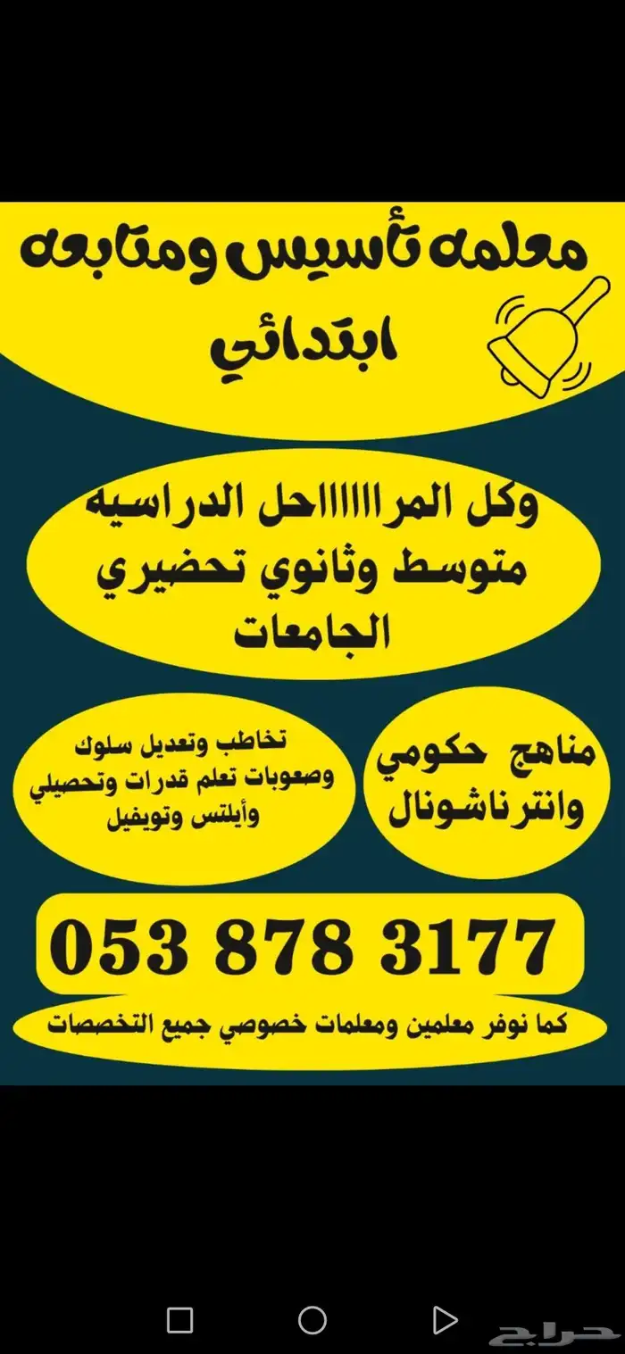 مدرسه خصوصي الجنادريه الشروق للمعالي المشرقيه النظيم الندوه 1