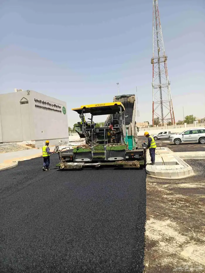 مقاول حفر تسويه ردم طرق اسفلت 1