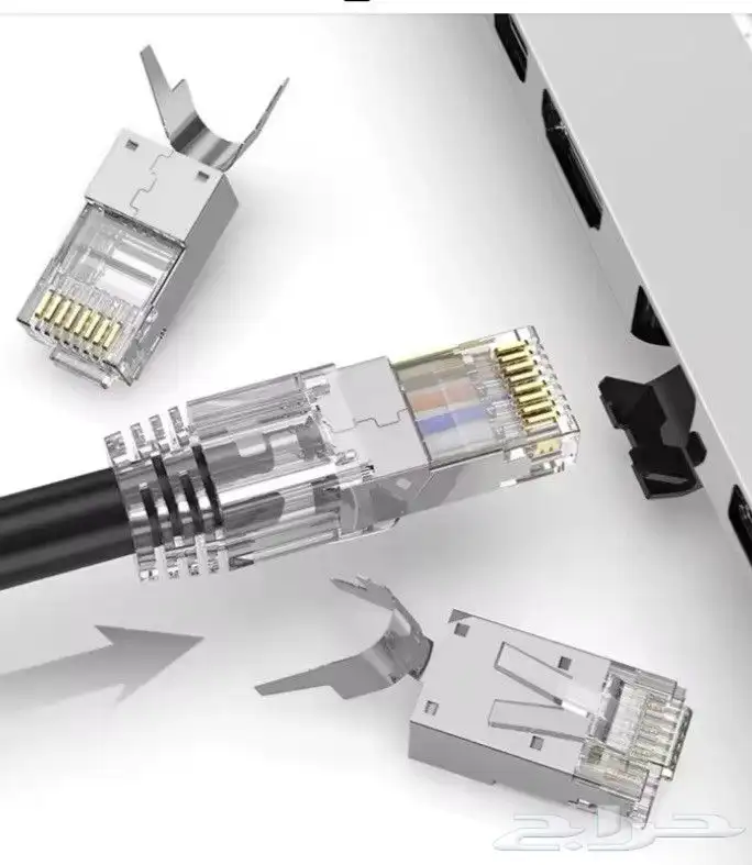 موصل RJ45 ايثرنت 50 حبه 1