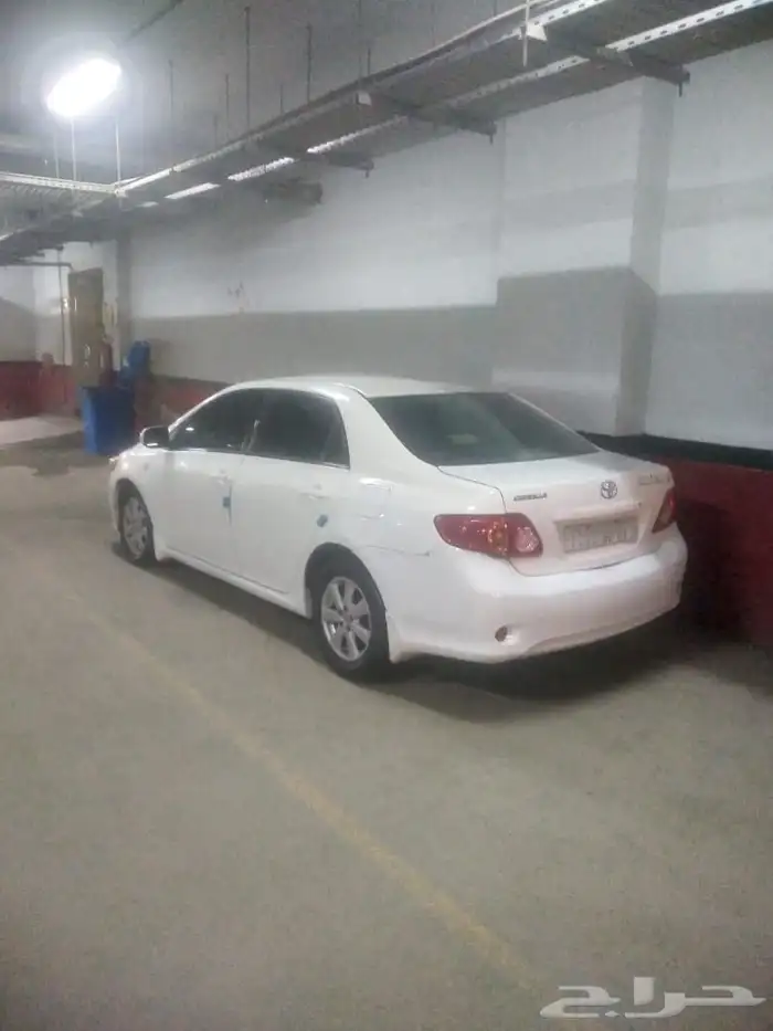 كورلا للبيع في حي الدار البيضاء 2009 فحص استماره جديد مكينه 2