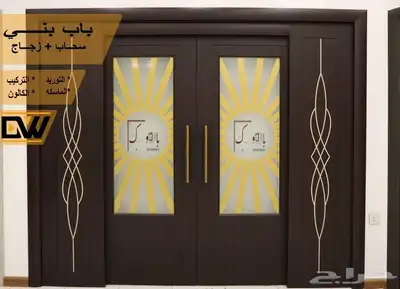 أبواب WPC الداخلية شركة باب وشباك للأبواب الداخلية 8