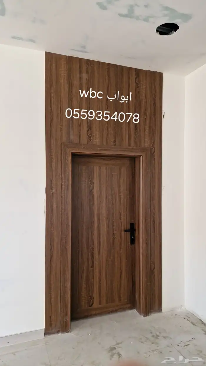 ابواب خشب ابواب  wbc دواليب مطابخ بدليل الخشب بديل الرخا 0