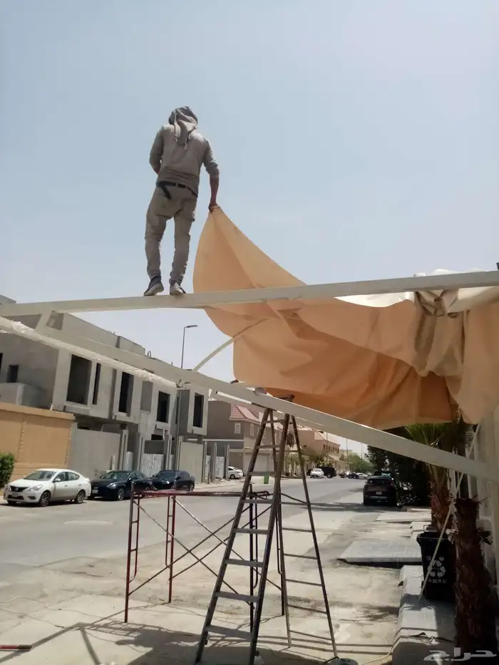 حداد مظلات وسواتر 2