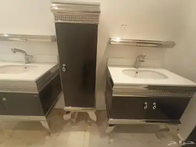 مغاسل رخاميه مع دواليب 0