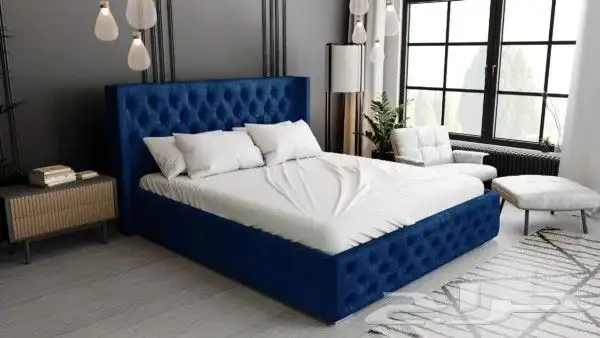 سرير بوكس 200 200 مع حواجز كامل مع مرتبة 2