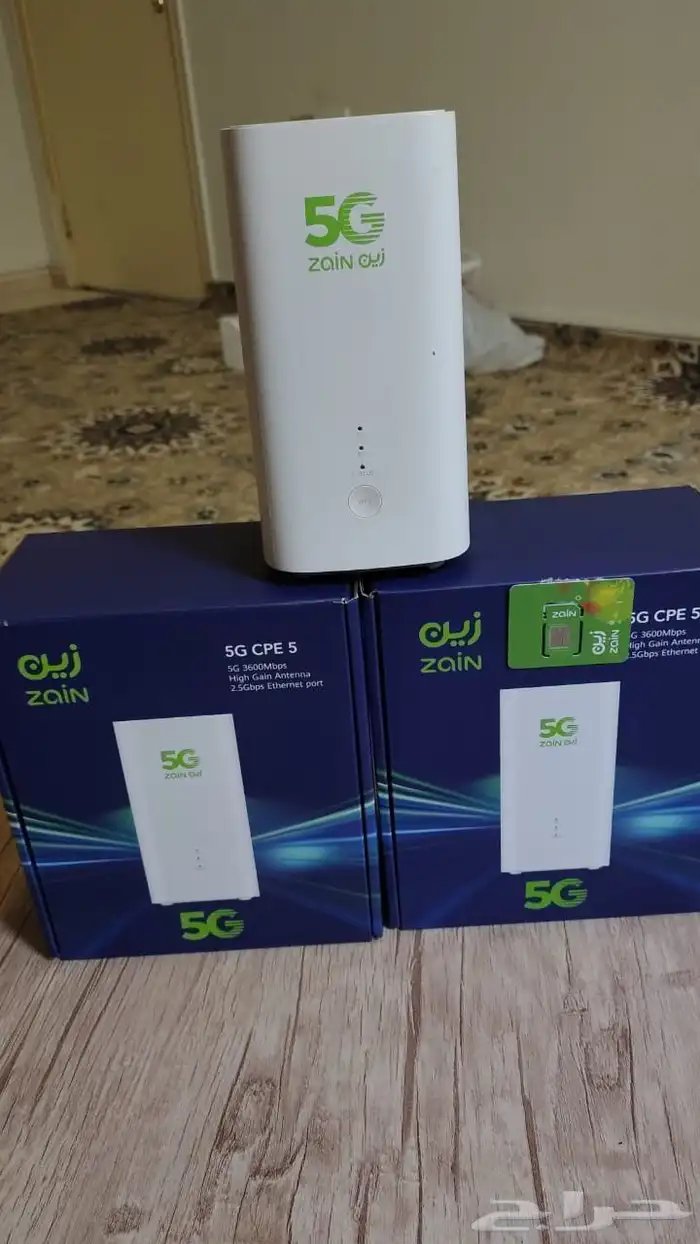 افضل عروض الانترنت 5G لامحدود زين 5G و فايبر 3
