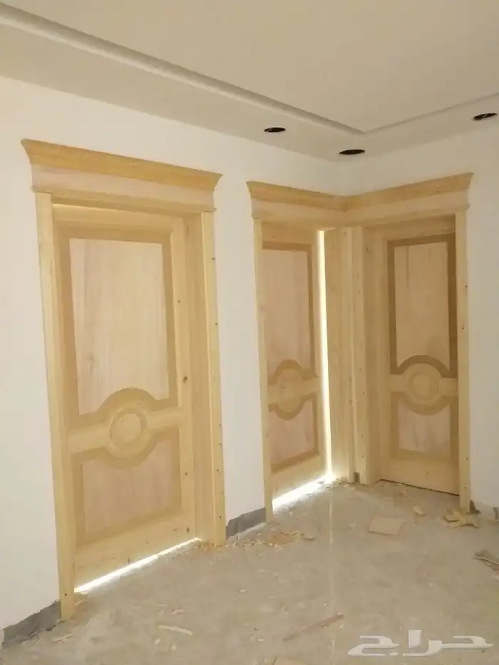 تفصيل ابواب خشب وغرف نوم وجميع الديكورات الخشبية 8