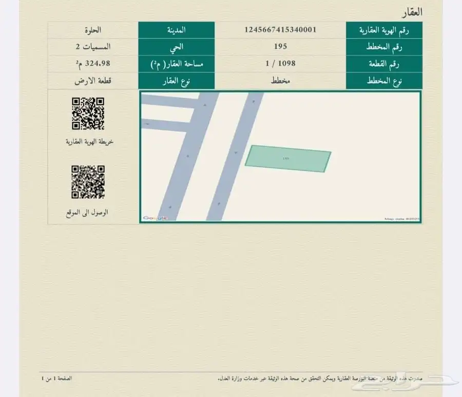 للبيع أرض سكنية بالحلوة حي ( المسميات 2) - بحوطة بني تميم 0