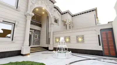 مقاول حجر رخام ميكانيكي بورسلان ديكورات وجهات توريد وتركيب 25