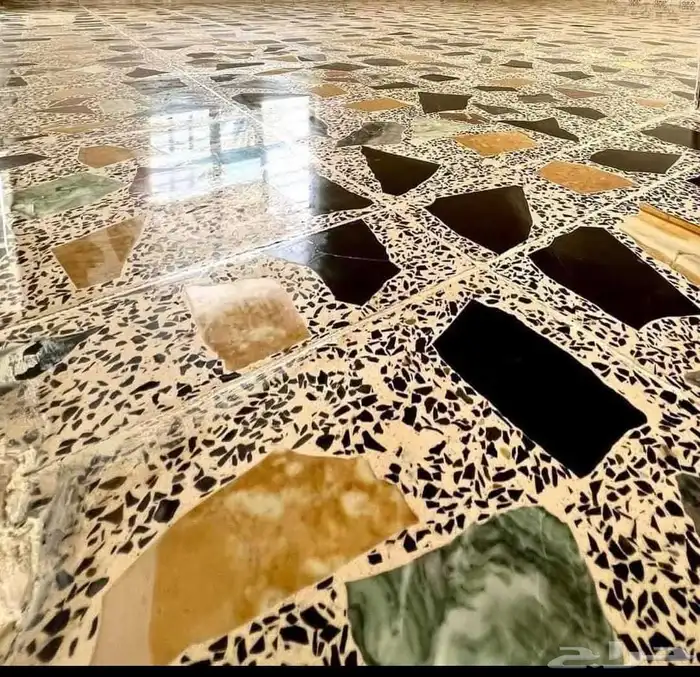 جلي بلاط تلمي الرخام 4