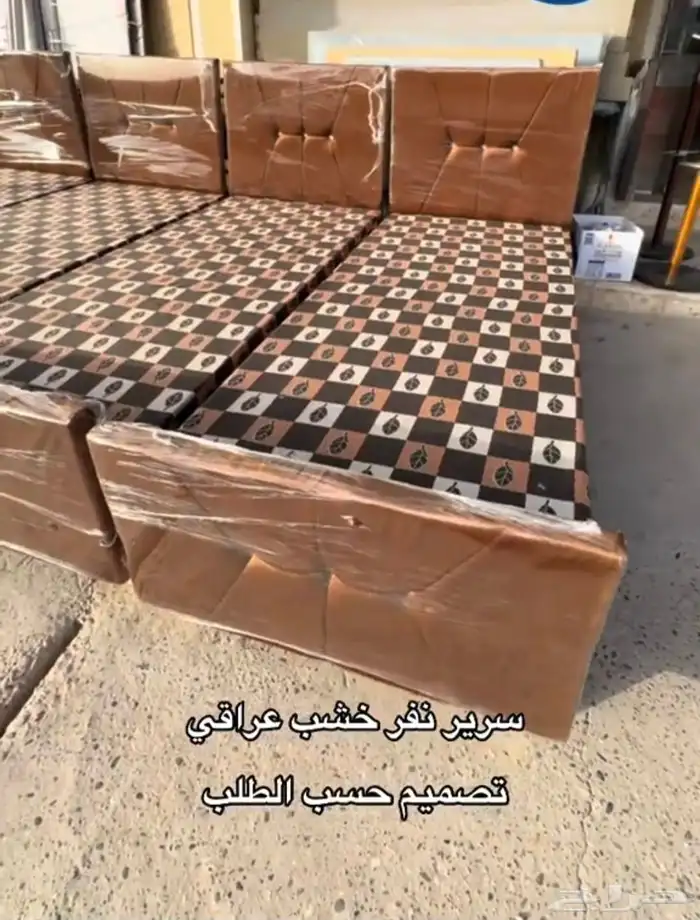 سرير خشب نفر واحد الجديد أشكال تفصيل فيه كلو نجران 10