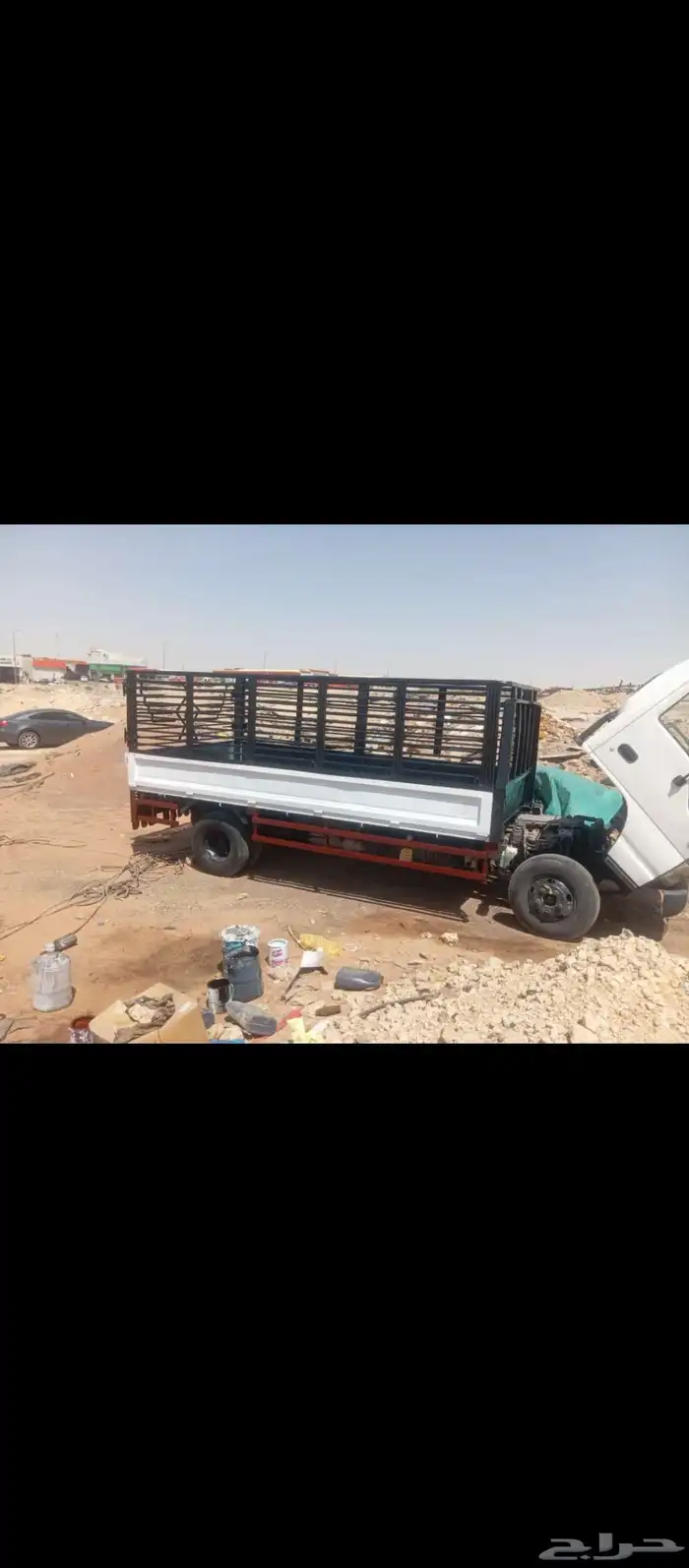 رش رمل وبويه لا جميع انواع المعدات الثقيله ولا الحديد الجديد 8