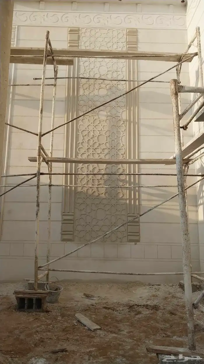 بو علي لديكورات الخارجيه مواد اسمنتيه صلبه شبيه الحجر الطبي 4