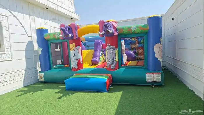 إيجار العاب هوائية وزحاليق ونطيطات وملاعب صابونيه  جدة 3