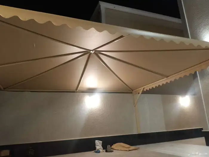مضلات سيارات وسواتر وبرجولات وملاحق بنل وجميع أنواع الحداده 2