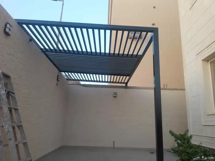 مضلات سيارات وسواتر وبرجولات وملاحق بنل وجميع أنواع الحداده 0