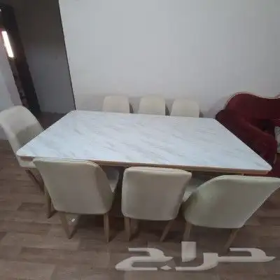 طاوله طعام رخامية ممتازه جدا 1