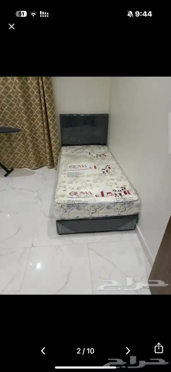 سرير مع مرتبه  توصيل 8