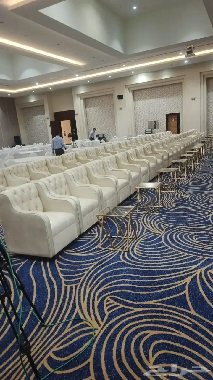 تأجير خيام اوربيه وكنبات وجميع انواع الفرش 2