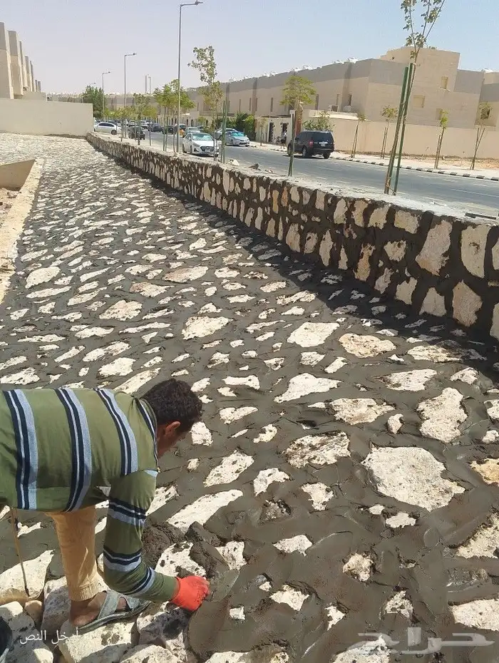 معلم حجر بنيان 1 تلابيس أحواش ديكورات حجر حر باريب بجميع ا 1