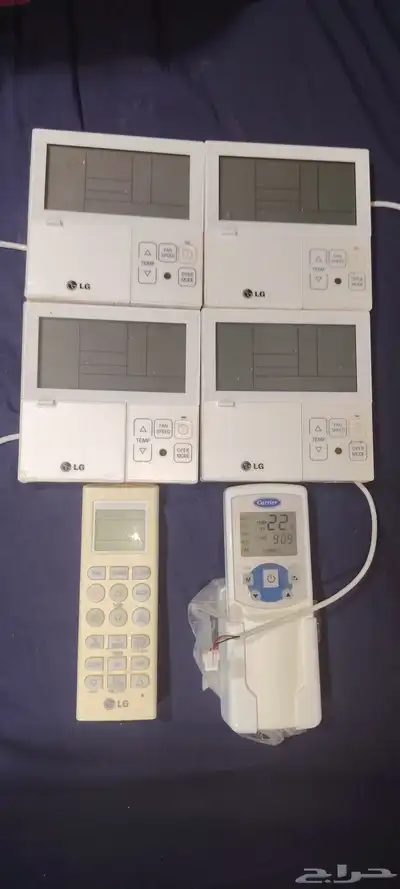 ثرموستات تكييف مركزي LG و2 ريموت تكييف كارير 2