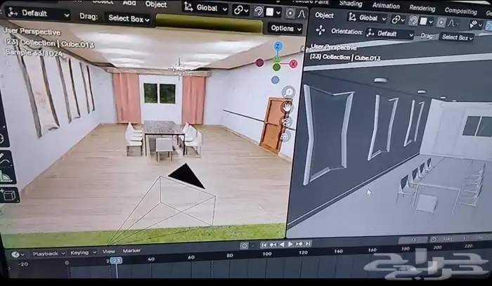 تصميم داخلي و3D واقعي احترافي   شقق  كافيهات بأسعار مناسبة 3