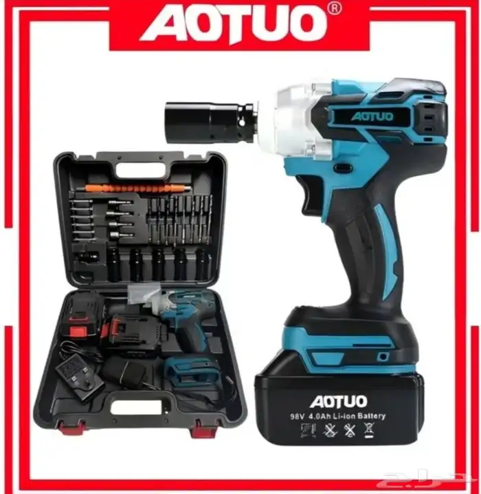 للبيع دريل لفتح الكفارات قوى جدا مع بطاريتين والملحقات 0