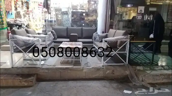كراسي حديد خارجية 5