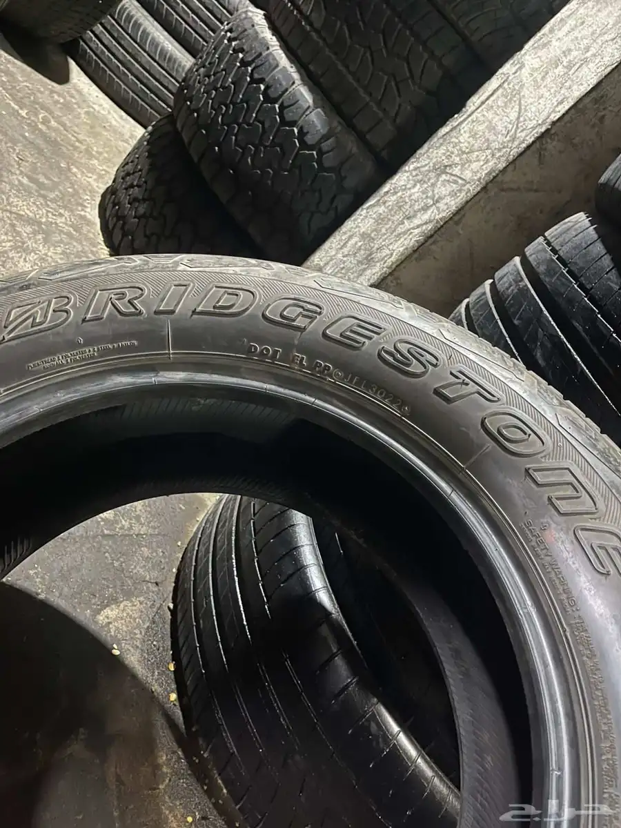 كفرات برجستون 265 65 18 باجيرو جمس برادو اكسبديشن 3