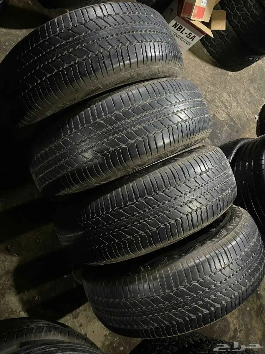 كفرات برجستون 265 65 18 باجيرو جمس برادو اكسبديشن 0