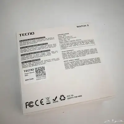 ساعة تكنو الذكية   Tecno Watch 3 2