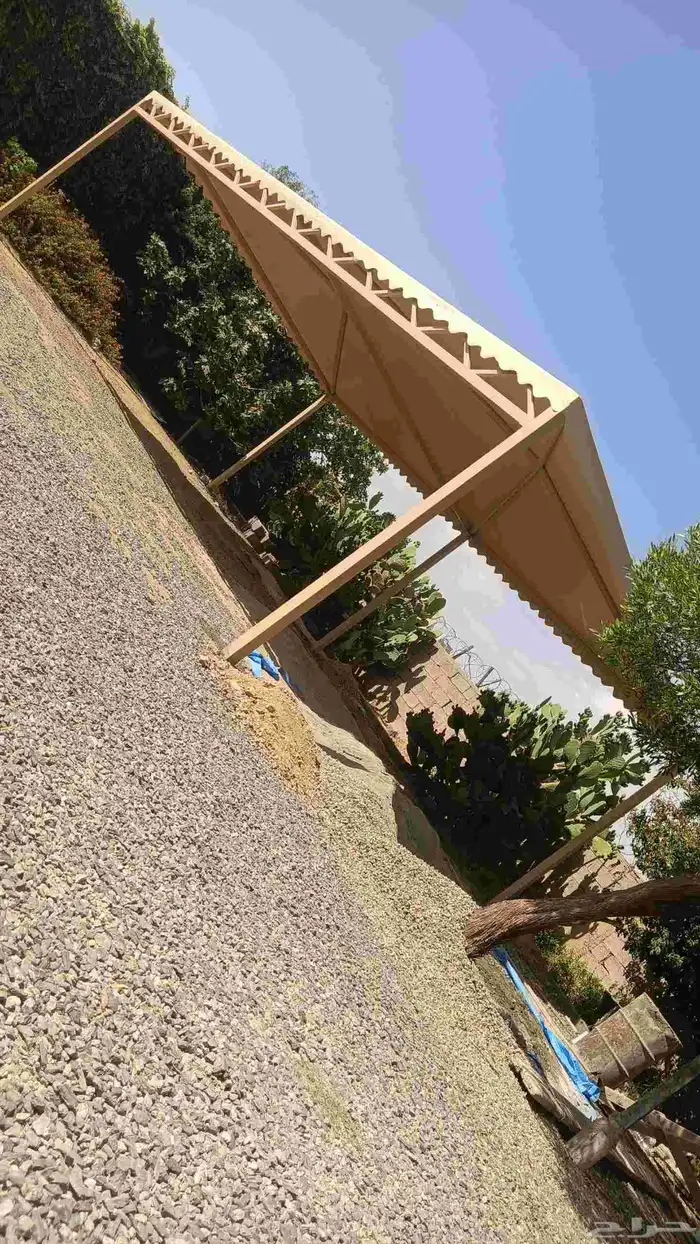 مظلات وسواتر الباحة لمظلات السيارات والسواتر واعمال القرميد 0