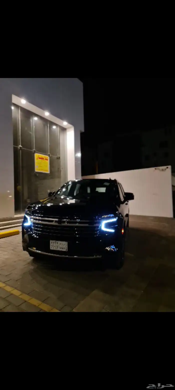 تاهو 2024 نص فل LT لاكجري اسود شاصي قصير بدون دبل 0