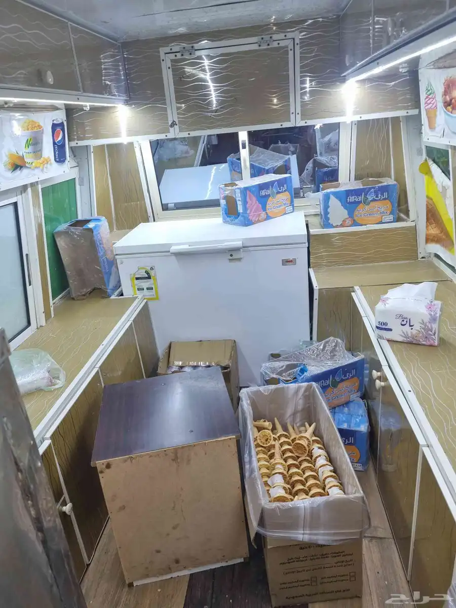 سيارة ايسكريم للبيع مفحوص مجدد السعر 30 الف 4