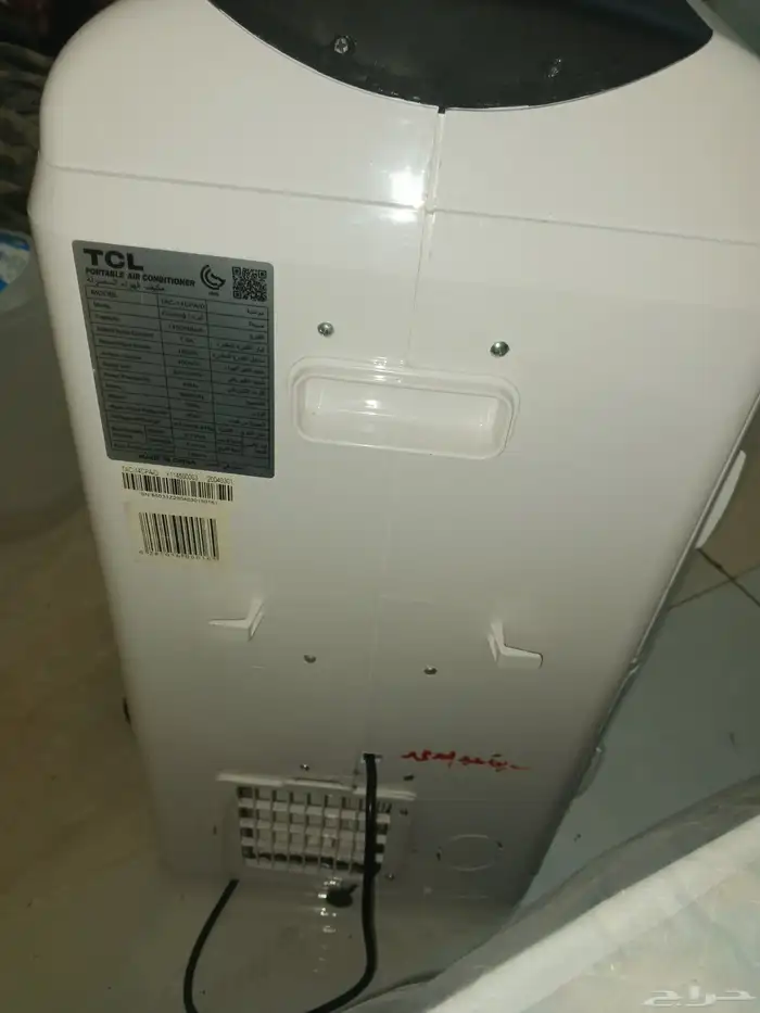 مكيف TCL متنقل 1400وحدة مكيف نضيف اخ الجديد سعرة جديد 1800 3