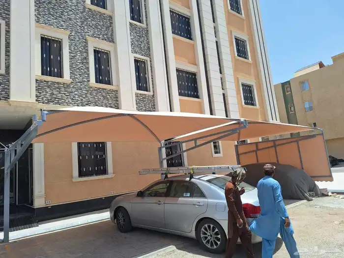 مظلات مواقف سيارات 7
