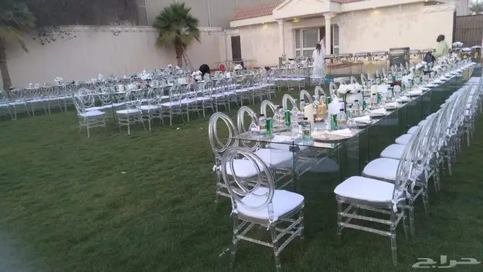 ليالي الحفلات المزاحميه قهوجين صبابين كراسي طاولات سماعات 3