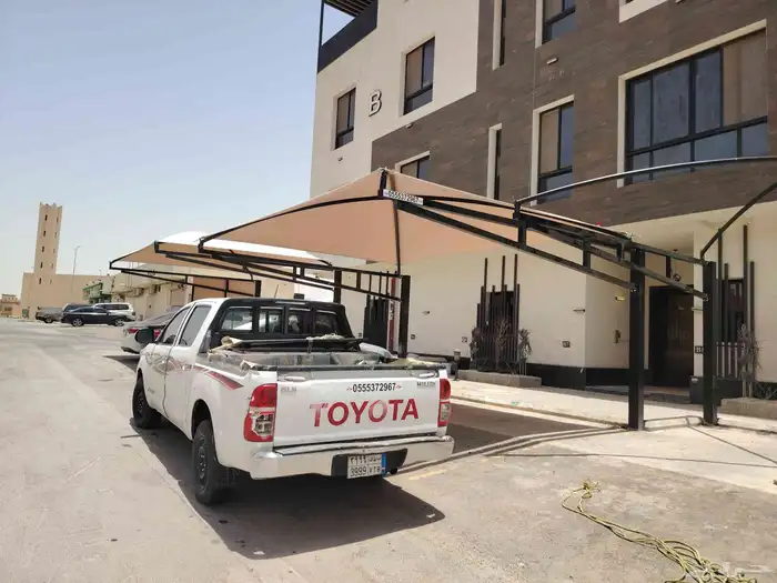 مظلات مواقف سيارات 9