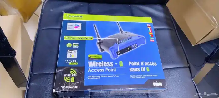 جهاز Linksys Wireless-G مع خاصية SES - جديد 0