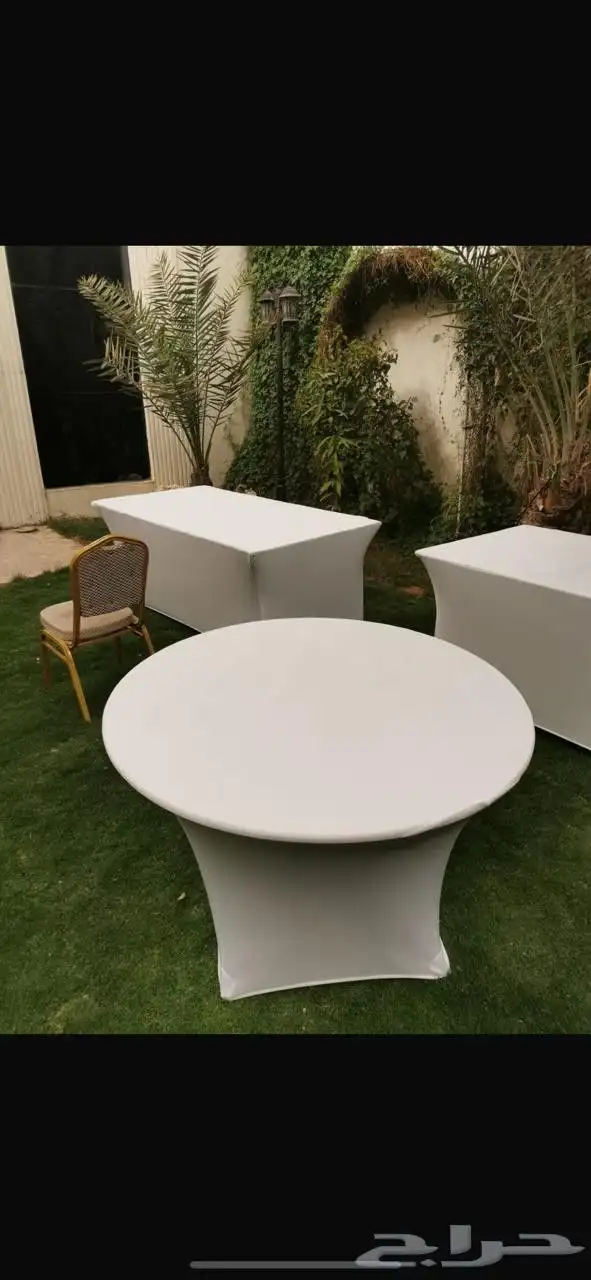 مفارش طاولات وتلابيس كراسي للأفراح 9