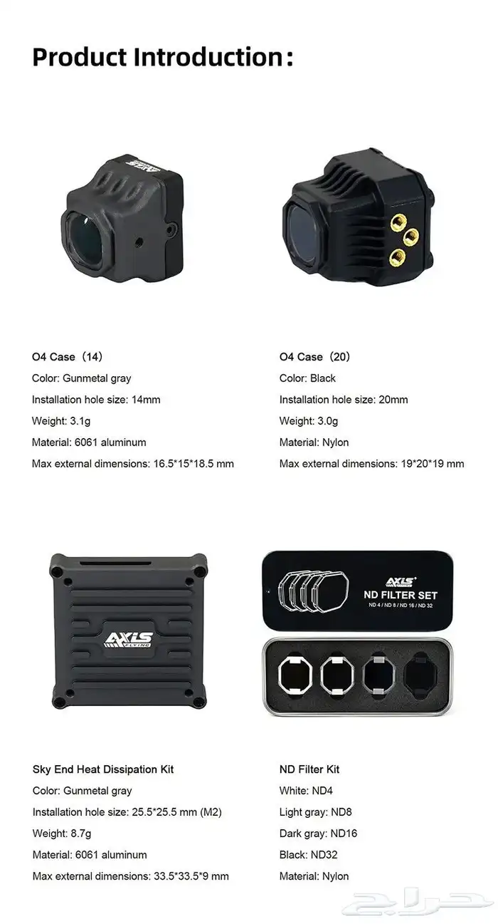 Axisfiying Camera and air unit casing to convert from o3 4