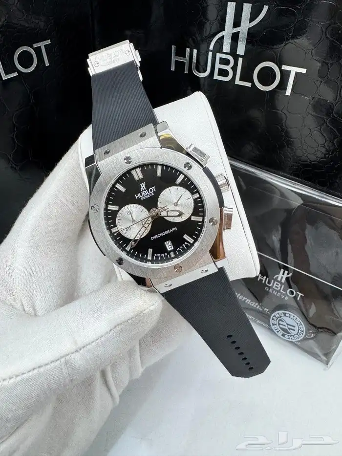 HUBLOT هوبلت رجالي موديل مميز كونغراف حركه بطاريه سير 15