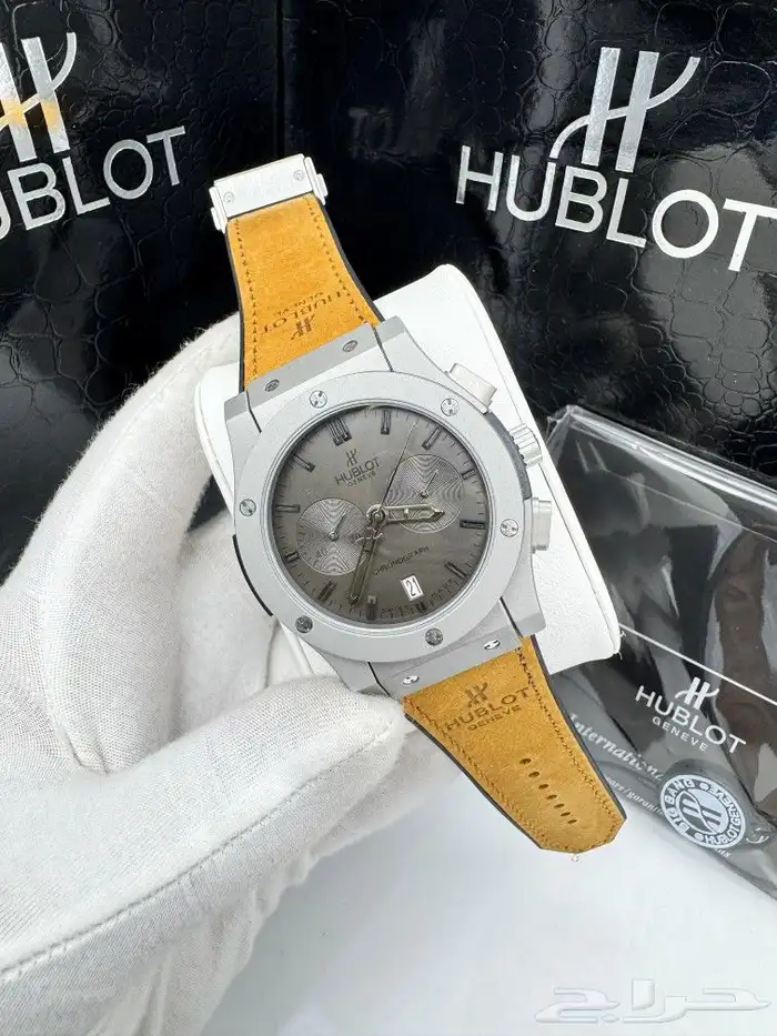 HUBLOT هوبلت رجالي موديل مميز كونغراف حركه بطاريه سير 11