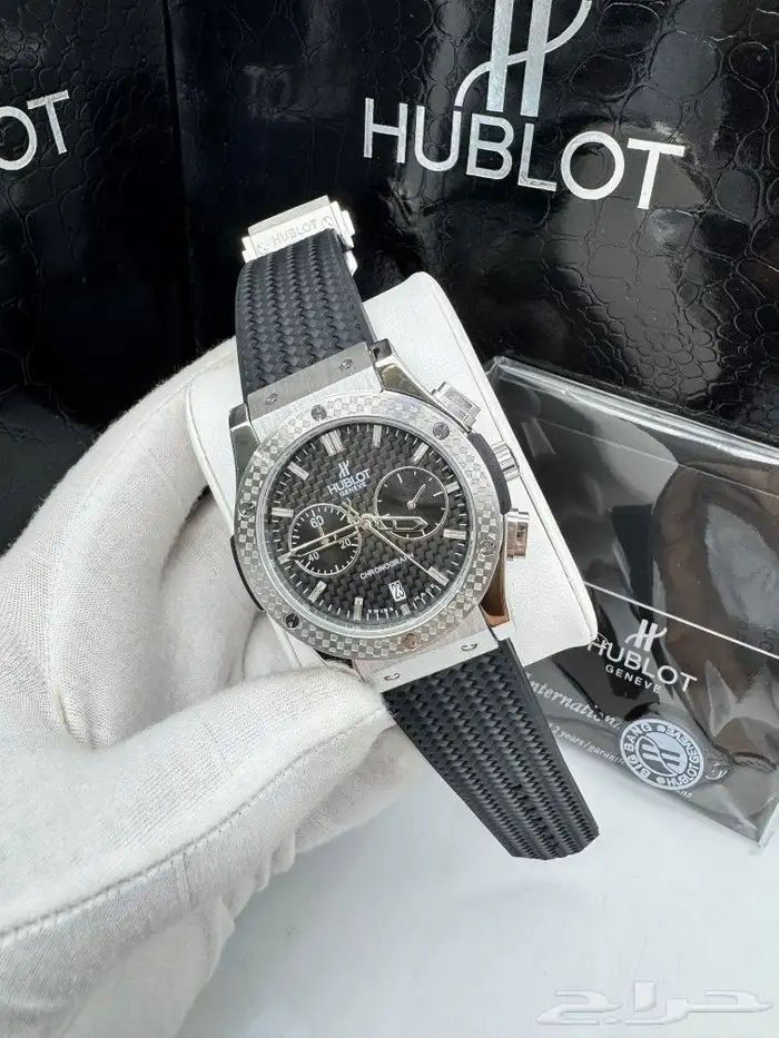 HUBLOT هوبلت رجالي موديل مميز كونغراف حركه بطاريه سير 8